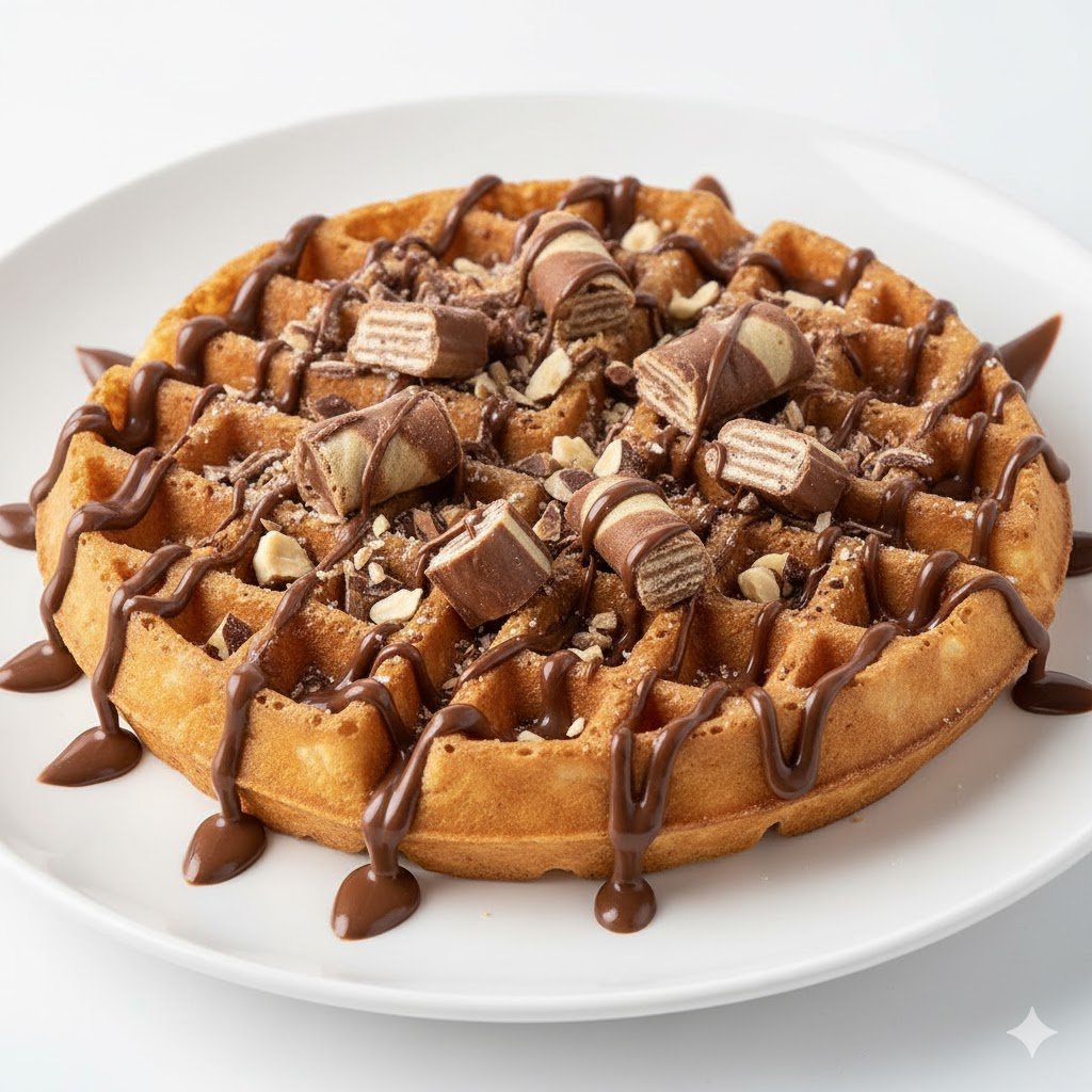 صورة وافل نوتيلا و فلوتس